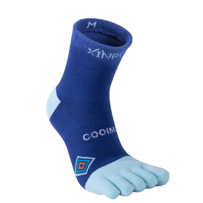 美国coolmax速干跑步登山五指袜