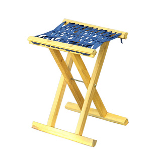 高马扎折叠户外便携折叠凳实木老式马扎结实耐用成人钓鱼板凳加厚