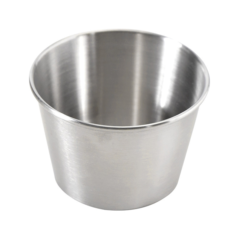 三能304不锈钢比重杯布丁杯食品级100ml烘焙分料配料杯可放烤箱