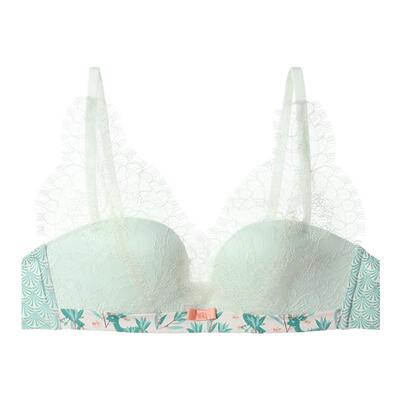 芬狄诗睫毛蕾丝半杯女提拉内衣