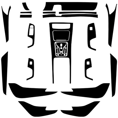 比亚迪内饰改装黑武士拉丝中控