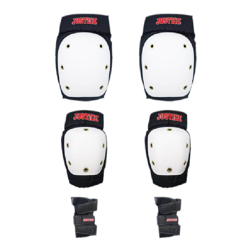 沸点 justice街式专业头盔护具六件套青少年儿童成人运动防摔滑板