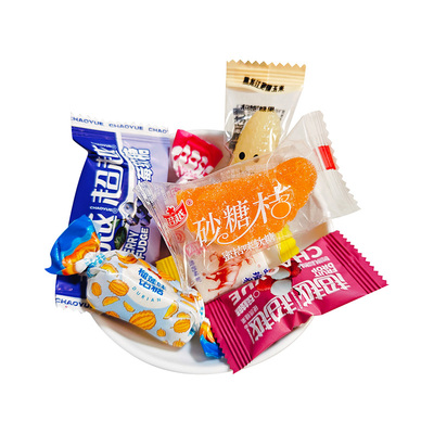 超越混合糖多种软糖硬糖春节喜糖