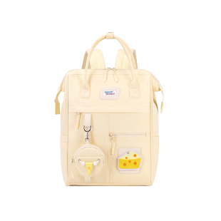 meowbunny自制双肩包女高颜值书包初中学生大容量电脑背包ins小众