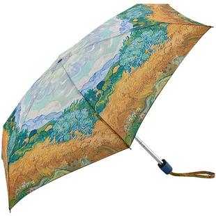 fulton富尔顿梵高麦田雨伞女小巧口袋伞晴雨伞便携遮阳伞太阳伞