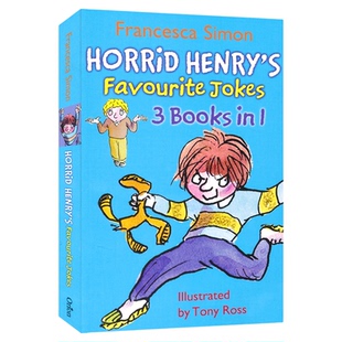Horrid Henry's Favourite Jokes 可怕的亨利最喜欢的笑话 3合一笑话集 小学生英语课外读物 英文原版进口儿童图书