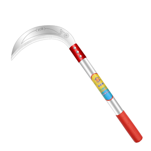 农用镰刀割草刀高锰钢韭菜收割神器麦子除草全钢锻打长柄户外钓鱼