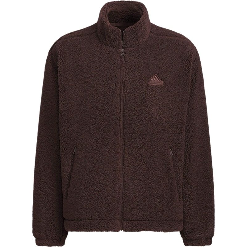 正品Adidas阿迪达斯羊羔绒外套男