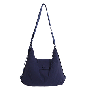 韩国流行多功能帆布双肩包女大容量托特包通勤斜挎包简约百搭背包