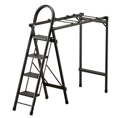 中创晾衣架梯子家用铝合金人字梯