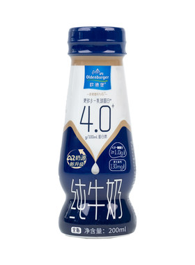 欧德堡全脂纯牛奶4.0蛋白质