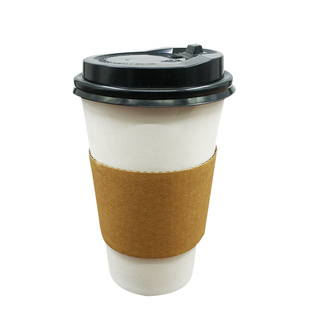 一次性瓦楞纸杯套90杯托奶茶咖啡95保护套隔热防烫防水98通用定制