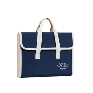 得力试卷收纳袋风琴包初中生高中生风琴文件夹文件袋试卷整理神器a4手提牛津布卷子收纳袋资料袋分类包高颜值