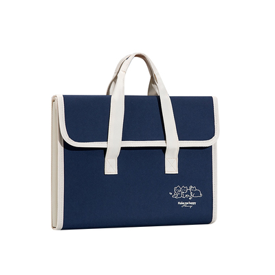 得力大容量A4风琴包赠标签手提式