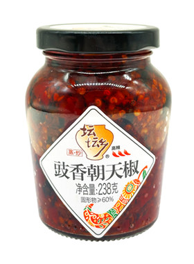 坛坛乡豉香朝天椒辣椒酱组合