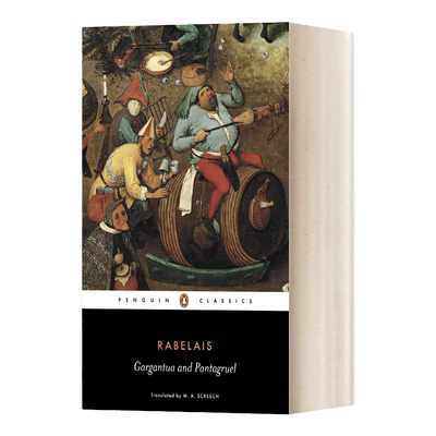 英文原版小说 Gargantua and Pantagruel 巨人传 英文版 进口英语原版书籍