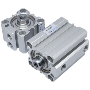 ACQ薄型气动气缸40/50/63/80-5-10-20-30-100-SB带磁无磁内牙外牙