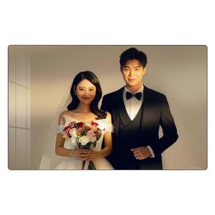 婚纱照相框定制洗照片放大挂墙卧室床头结婚照相片全家福打印制作
