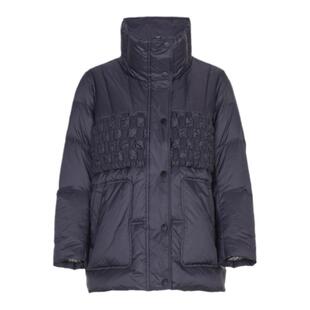 婉甸冬季黑色紫色短款羽绒服1234D12DM3