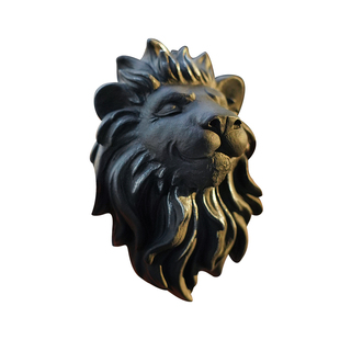 喜狮微笑狮子座车载香薰氛空调出风口夹车内装饰礼物男士黑色治愈