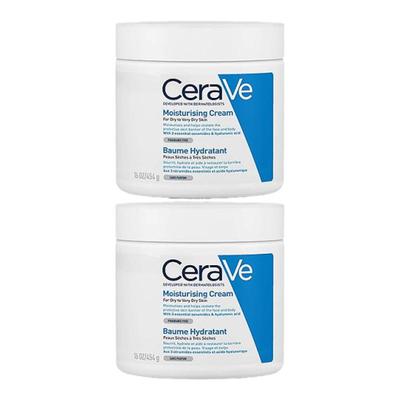 欧洲直邮Cerave适乐肤全天候滋润舒缓面霜454gX2罐装保湿修护正品