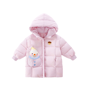 女童羽绒服2025冬装新款爆款宝宝女宝冬季洋气女款外套儿童绒羽服