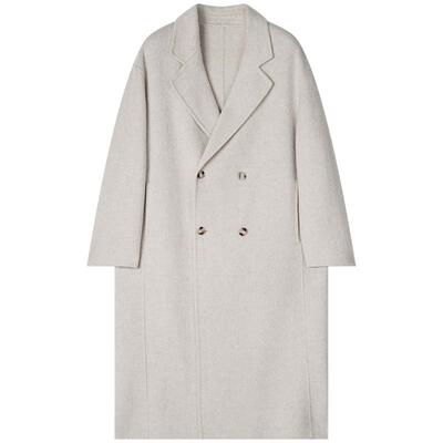 高级感重磅950g双面羊毛呢子大衣男中长款呢子外套冬季尼风衣保暖