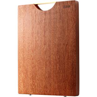 达乐丰乌檀木整木菜板家用不易发霉抗菌实木砧板厨房案板切菜板