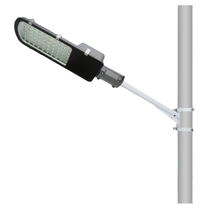 led金豆挑臂路灯户外防水新农村道路照明50w100W150w抱杆装墙路灯