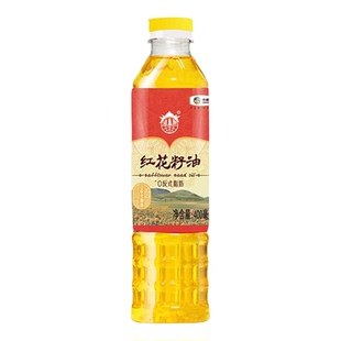 中粮塔原 纯红花籽油400ml*10瓶装 物理压榨一级食用油