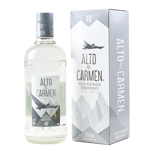 卡曼之巅银瓶皮斯科白兰地酒ALTO DEL CARMEN PISCO原装700ml洋酒