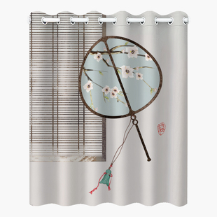 加厚面料 | 中式家用厨房窗帘防油烟窗户防晒遮阳遮挡帘窗纱拉帘