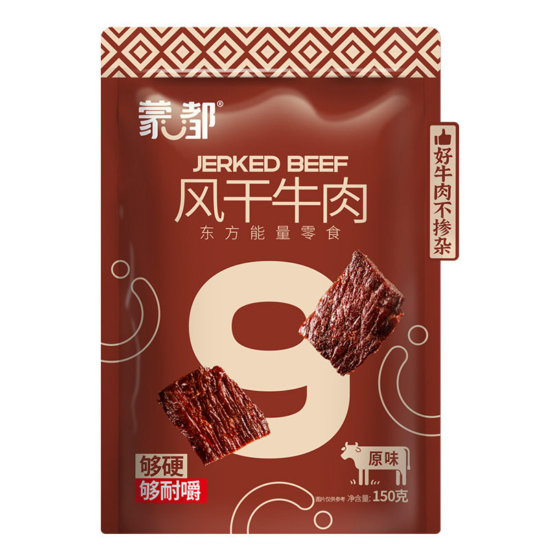 蒙都内蒙古清真原切手撕牛肉干