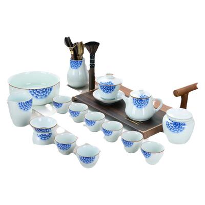 仁峰青花茶壶功夫茶具茶具套装
