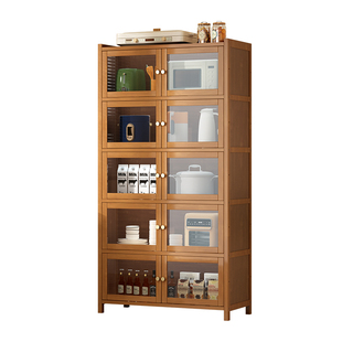 餐边柜靠墙一体储物柜多功能家用置物架简易餐柜茶水柜厨房橱柜子