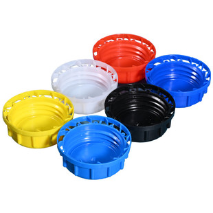 58.5mm塑料盖25升塑料桶盖20升化工桶外盖防盗盖蓝色方桶红色外盖