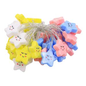 星星装饰小彩灯儿童帐篷布置
