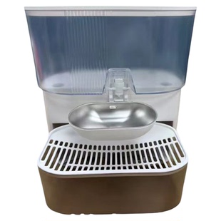 耐宠倾倒式净污分离宠物猫咪饮水机无水泵超静音大容量狗喂水器