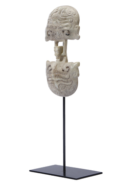 玉石乌龟办公室摆件软装饰品复古