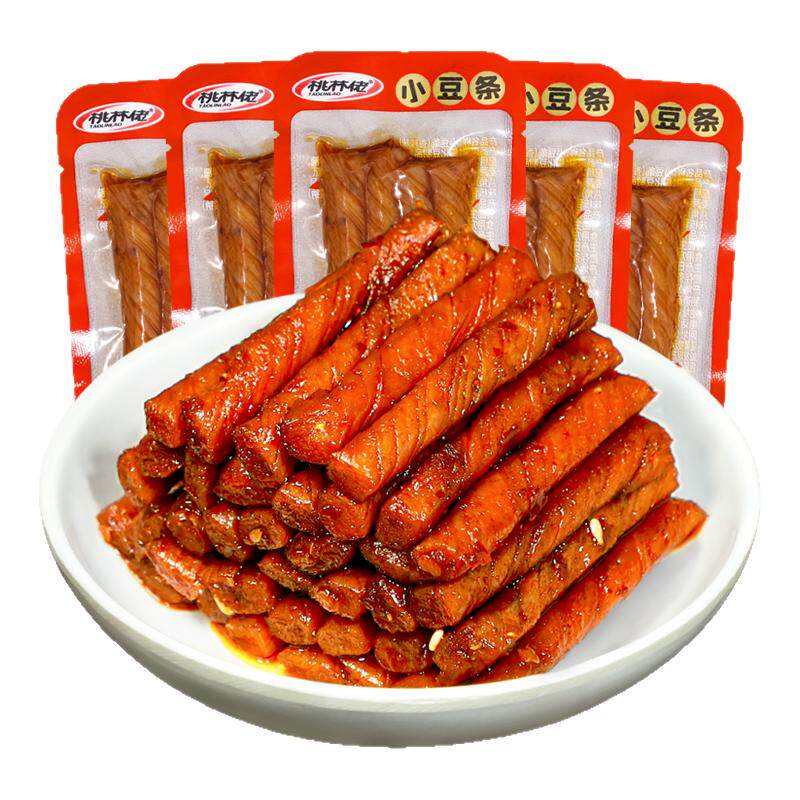 豆筋小豆条辣条儿时怀旧面筋素牛筋办公室追剧小零食休闲食品小吃