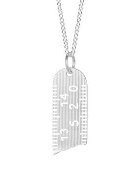 臻汇银足银有你足矣银项链锁骨链