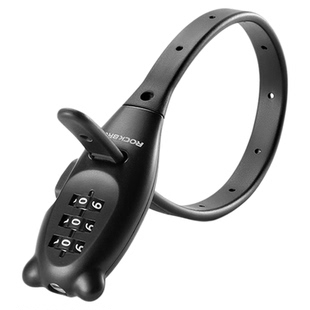 洛克兄弟扎带锁自行车摩托车头盔锁电动车箱包滑板防盗便携密码锁