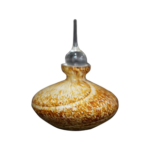 一枚橙 「孤品」中古纯手工制作玻璃香水瓶香薰散香器瓶子摆件