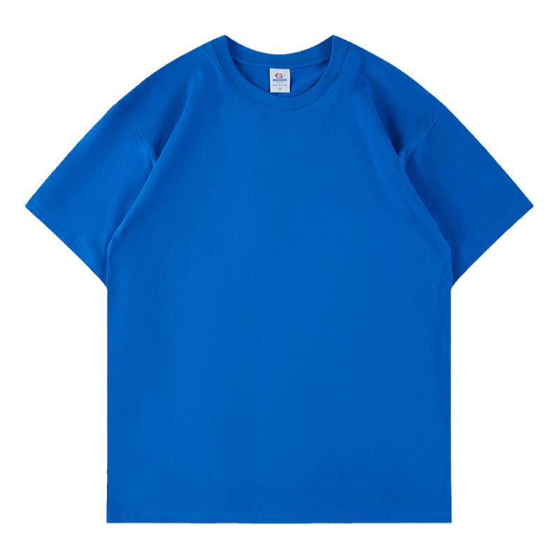 t恤定制印字文化衫diy重磅纯棉五分袖订做logo聚会班服印图工作服