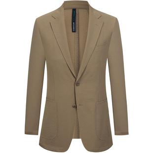 【泡泡纱西装】东博利尼春季轻盈休闲西装男士单西外套进口面料