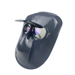 烧电焊护脸防护罩头戴式焊工神器防烤脸氩弧焊帽电焊防护罩全脸