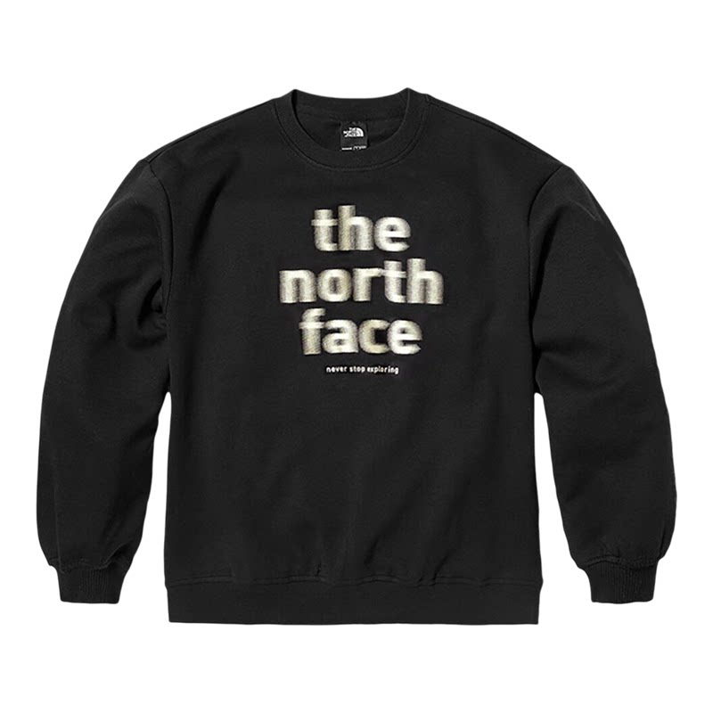 TheNorthFace北面卫衣女户外休闲宽松简约毛圈内里圆领套头衫86QA