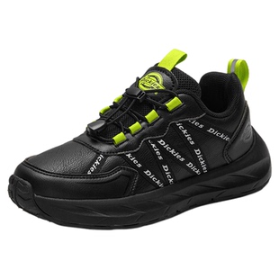 dickies童鞋男童2025新款冬季皮面儿童运动鞋男孩跑步鞋大童鞋子