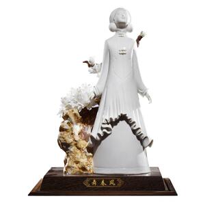 东方德化白瓷手工美女雕塑艺术品