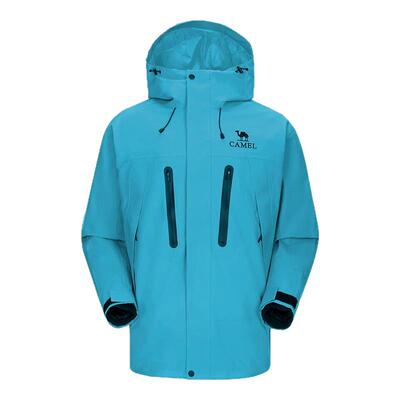 【王者凯甲ONE】骆驼破晓冲锋衣三合一户外防风防水登山服外套女